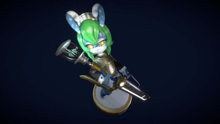 FanArt Mizulina Genshin Impact 3D Model
