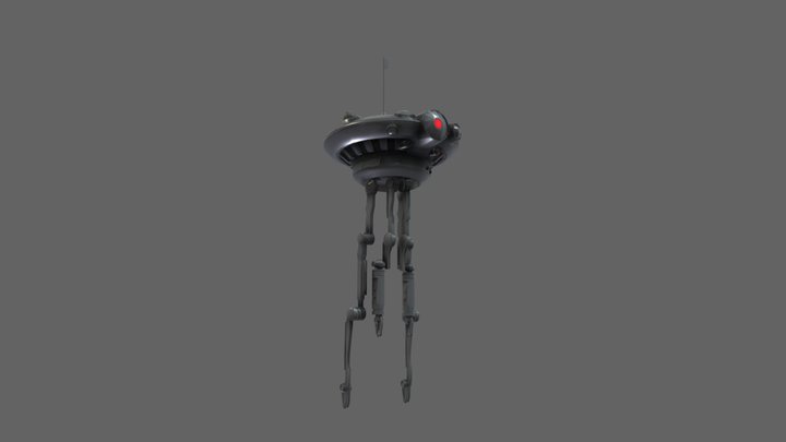 ID10 Seeker Droid 3D Model