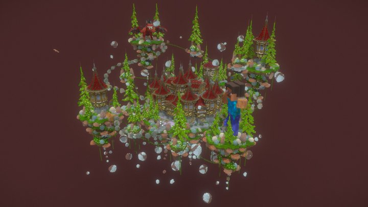 Red Castle 3D Model