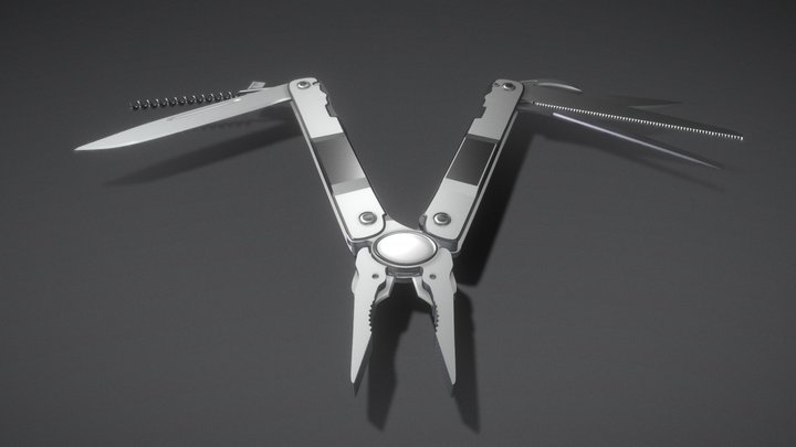 Rigged Multi Tool Animated