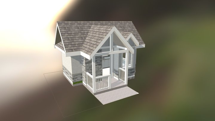 12’ X 18’ V.I.Mini-Build Cottage 3D Model