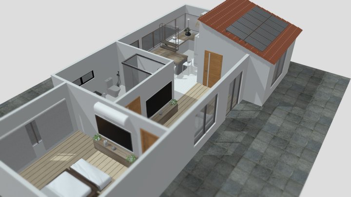 Casa do futuro 3D Model