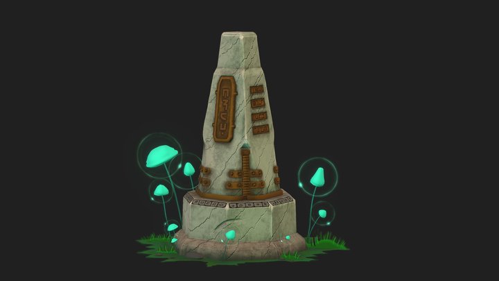 Road Marker 3D Model