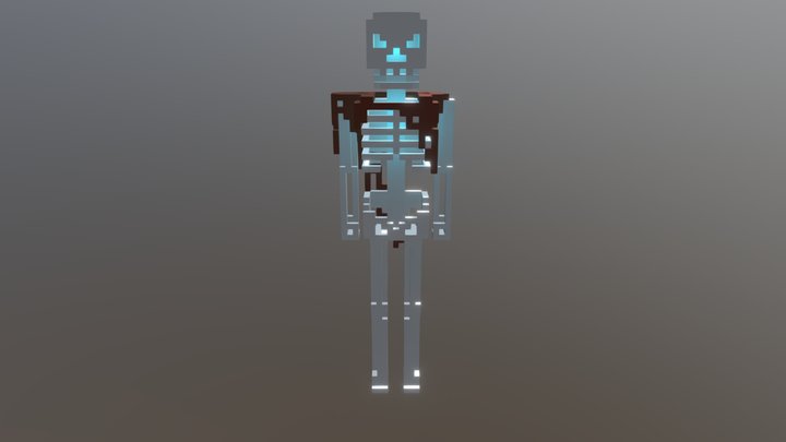 Skeleton+dechire 3D Model