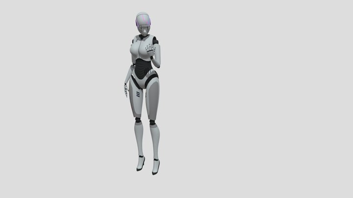Android, all animations 3D Model