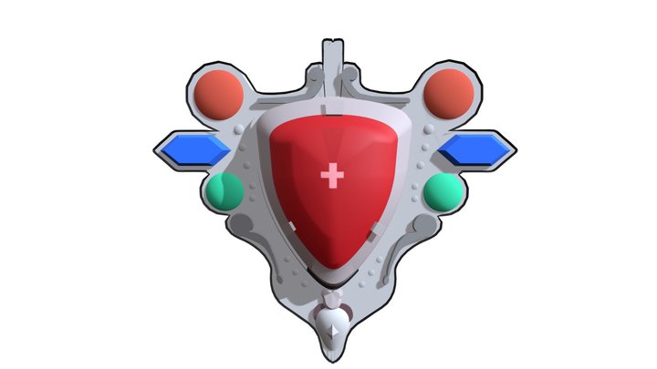 AJA Red Stone 3D Model