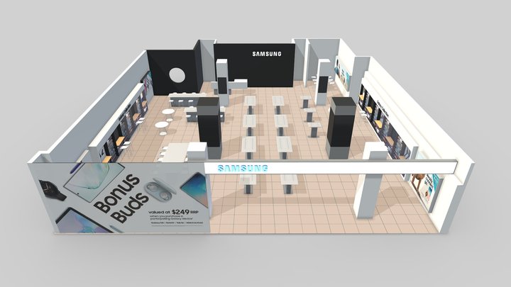 Samsung Highpoint Store 3D Model