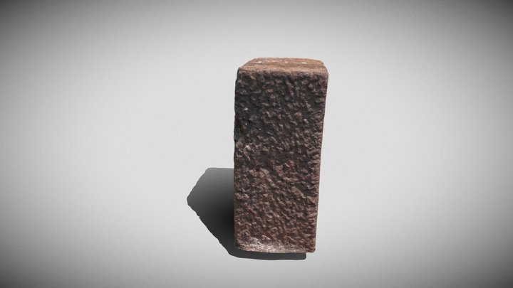 Piedra Taurobolio Reconstrucción Arellano 3D Model