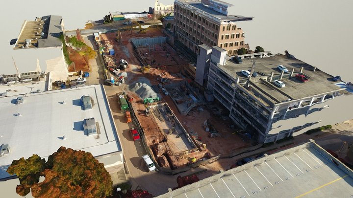 Hampton Inn, Decatur GA 11/28/2017 3D Mesh 3D Model