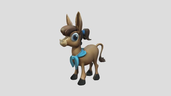 Female Donkey – Modèle 3D gratuit STL