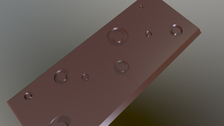 Chocolate Bar for Brand Concept 3D Model