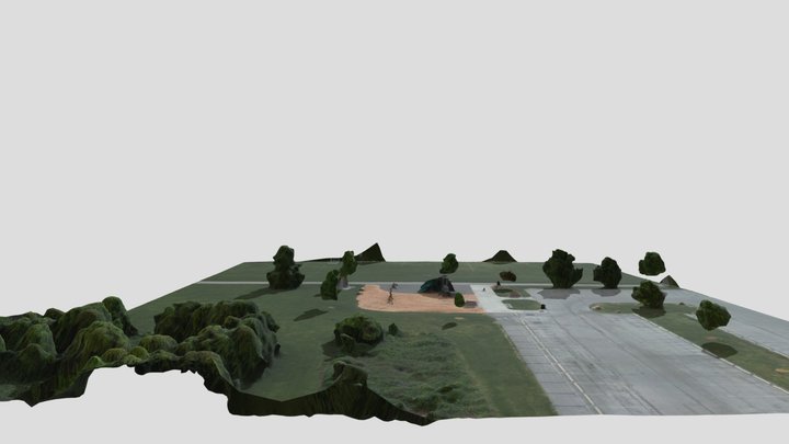 Drone_photogrammetric_3dmap_Hard_Road_park 3D Model