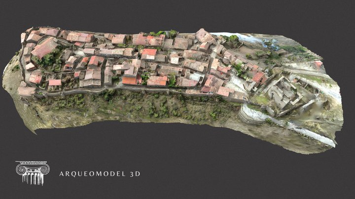 Villa Medieval amurallada de RELLO - SORIA 3D Model