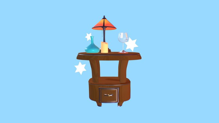 Mission Table 3D Model