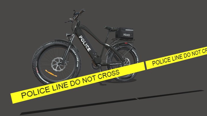 RECON police bike 3D Model