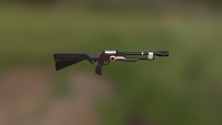Sci_Fi_Rifle_ 3D Model
