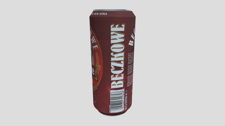 Beczkowe Mocne Wiśnia 9% 3D Model