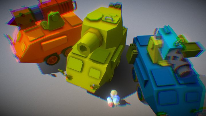 Tanks- Vol.1 3D Model