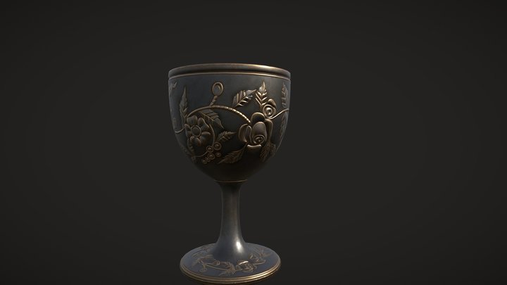 Bronze Cup 3D Model