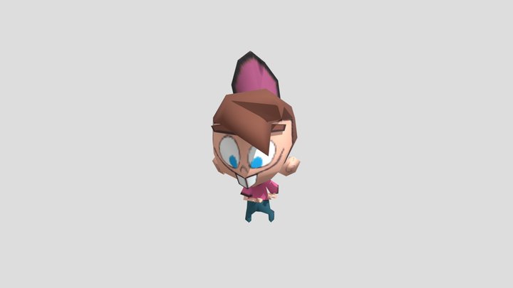 Timmy Turner- Nicktoons Unite! /DS 3D Model