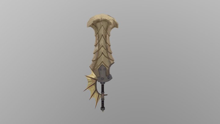 Cephadrome Greatsword 3D Model