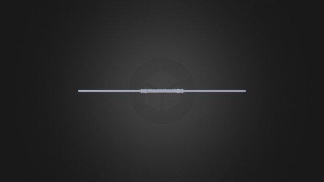 Darth Maul's Double Bladed Lightsaber 3D Model