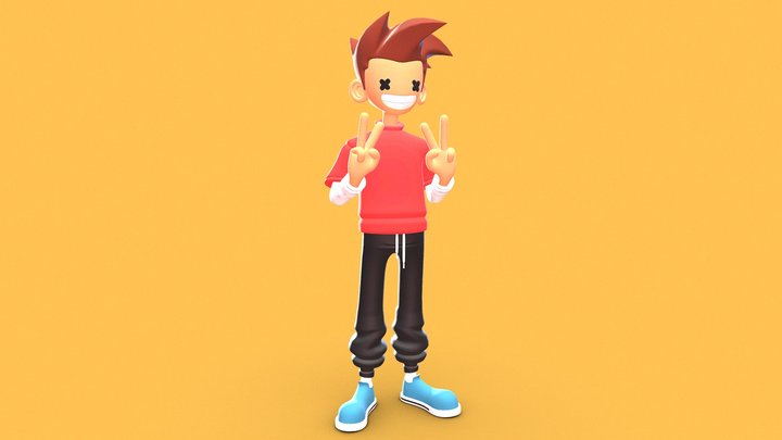 Peace Bruh 3D Model