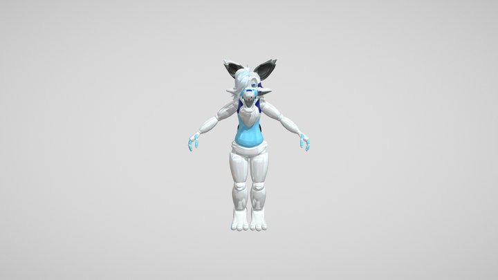 blue-mangle-edit-fnaf 3D Model