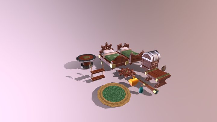 Escenario Props 3D Model