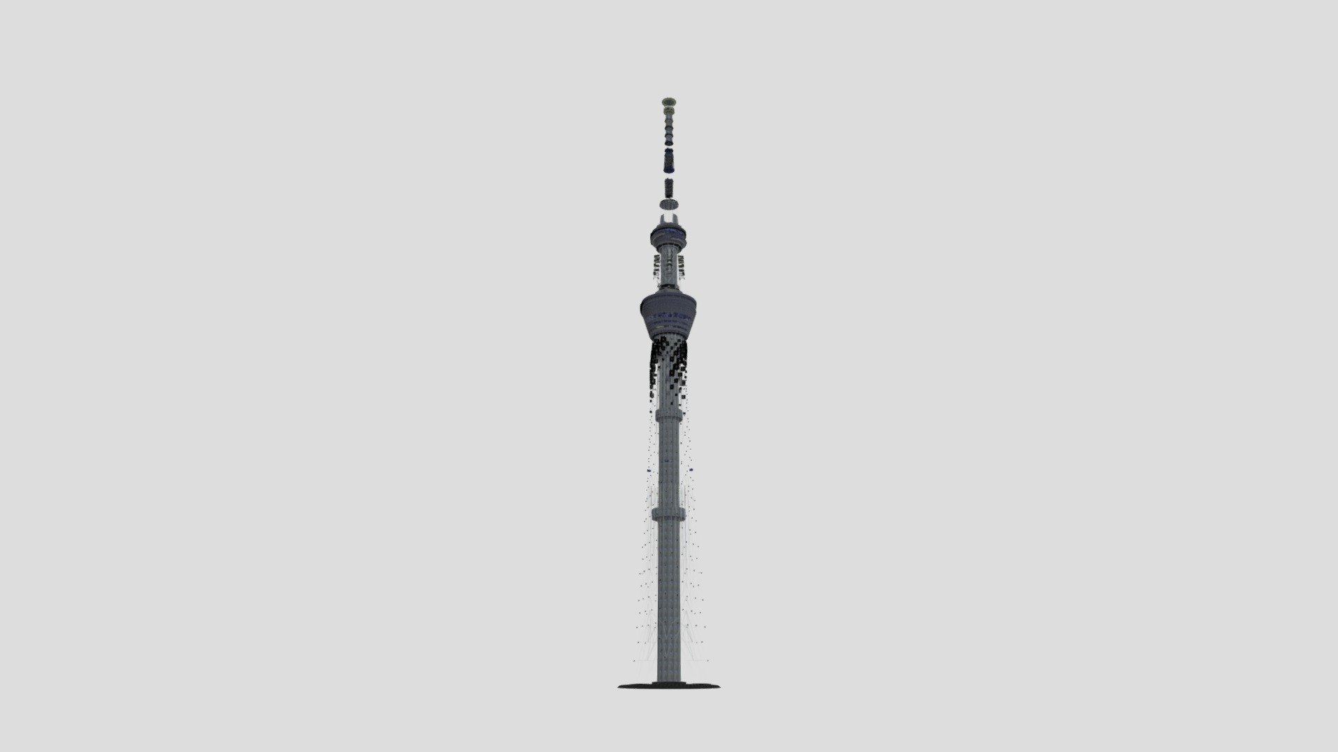 Tokyo Skytree - 東京スカイツリー ( Night ) - Download Free 3D model by Void ...