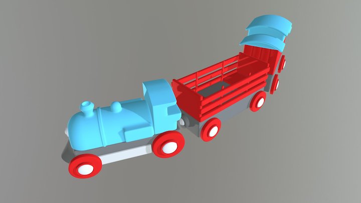 Brio Train 3D Model