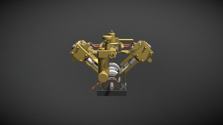 Steamengine V2 3D Model