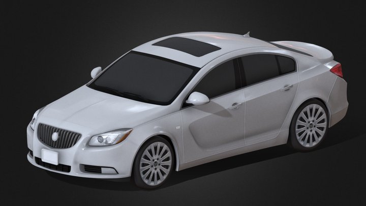 2011 Buick Regal 3D Model