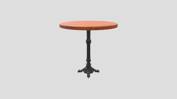 Tall Irish Pub Table 3D Model