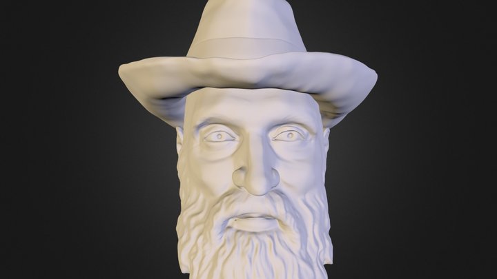 John Muir Portrait Bust 3D Model