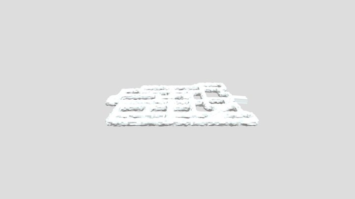 cave map for a horror map 3D Model