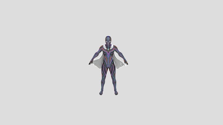 NEON GUARDIAN 3D Model