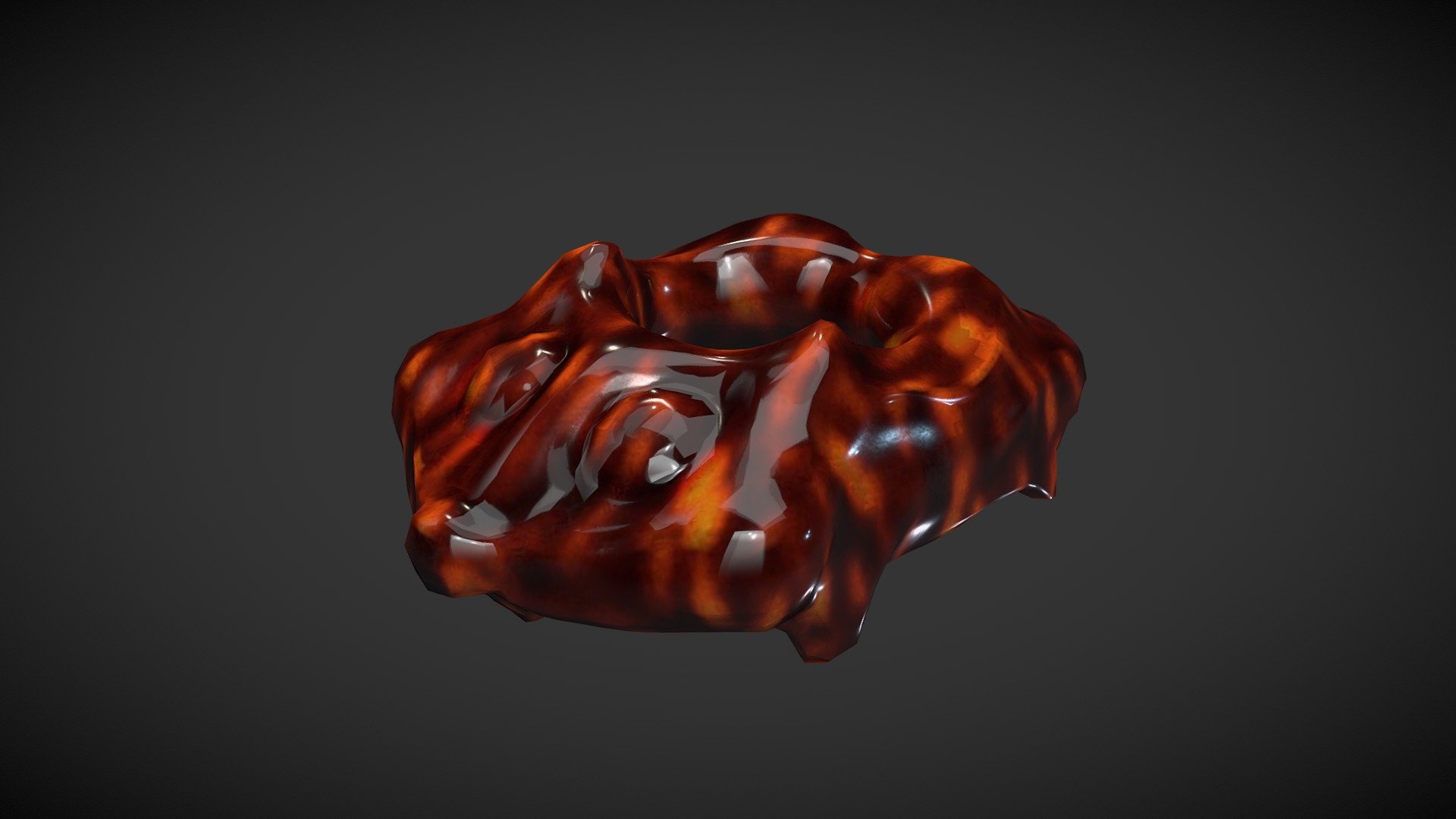 Turtleshell Hamster Netsuke