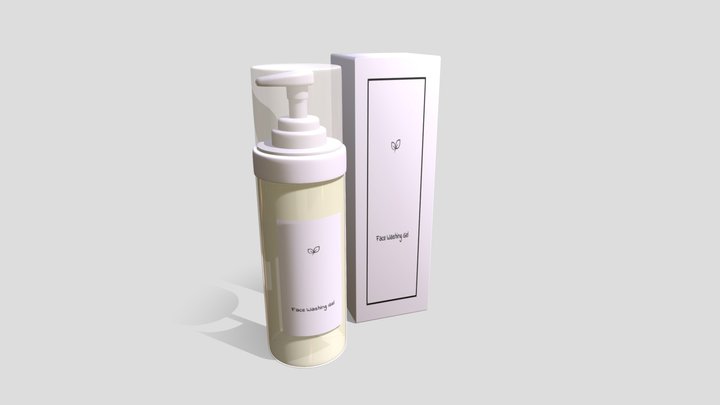 Pump Bottle 3D Model