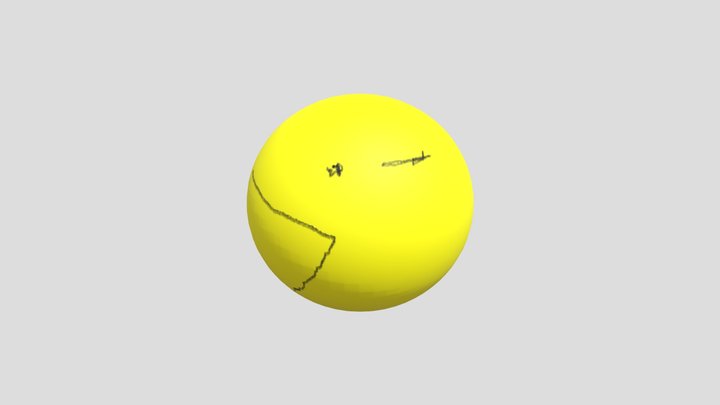 pac man 3D Model
