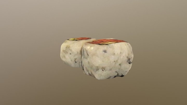 Spicy Tuna Roll 3D Model