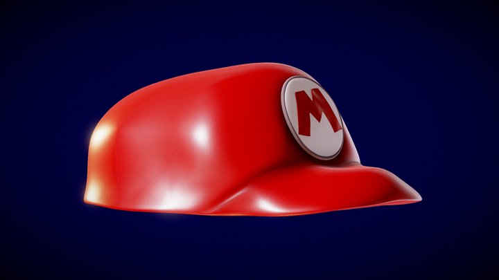 Super Mario hat 3D Model