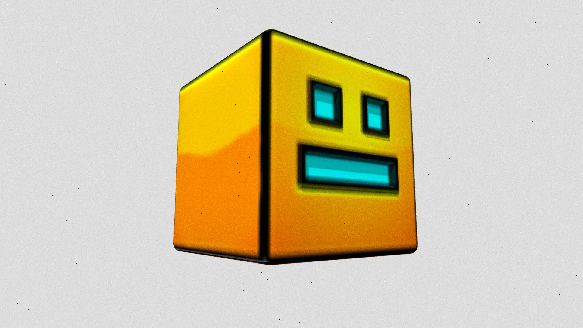 geometry dash - 3D model by kingstonespuet (@kingstonespuet) [3fe5f97]