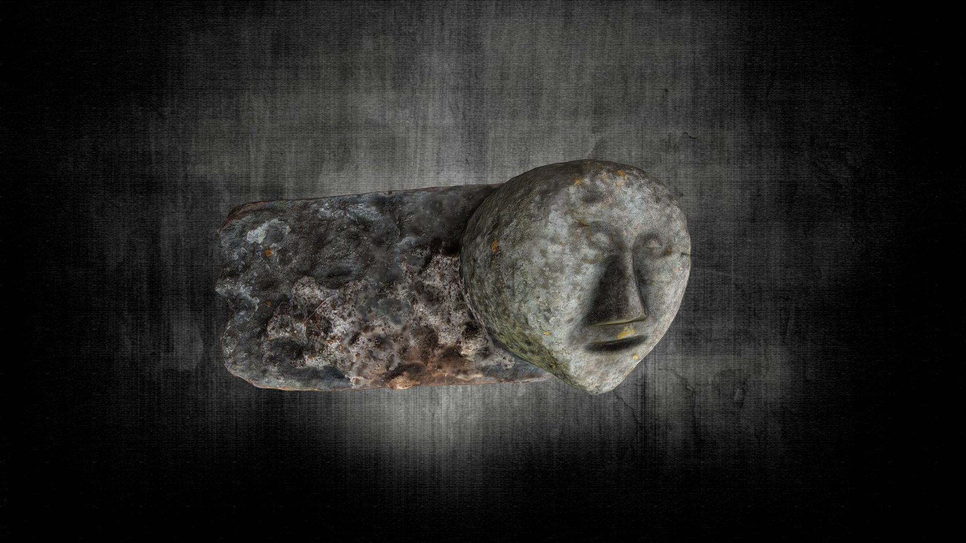 Medieval Stone Head Ballymaloe Tower House