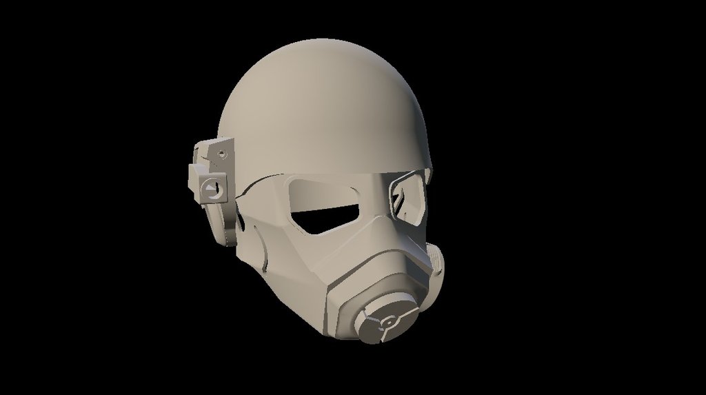 NCR Ranger Helmet - Take 7 - 3D model by The Hazy Vagrant ...