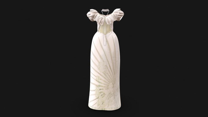 Evening Dress 1894 3D Model