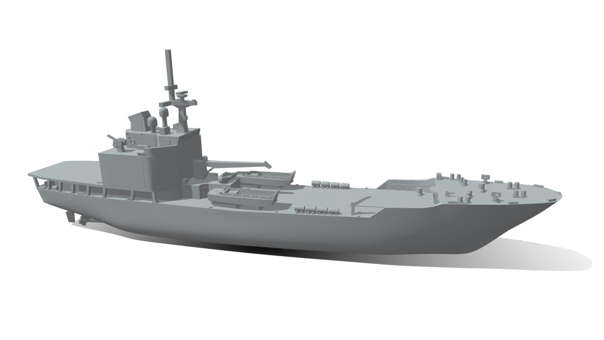 BATRAL Dumont D'Urville - 3D model by Shipshape [3fe759c] - Sketchfab