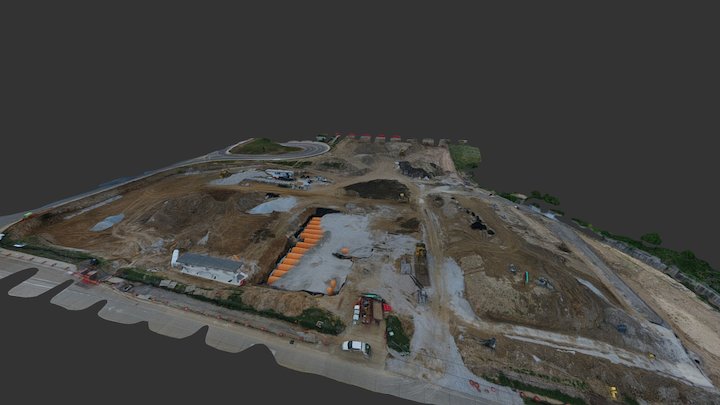 070517 Budrovich Excavating Eample 3D Mesh 3D Model