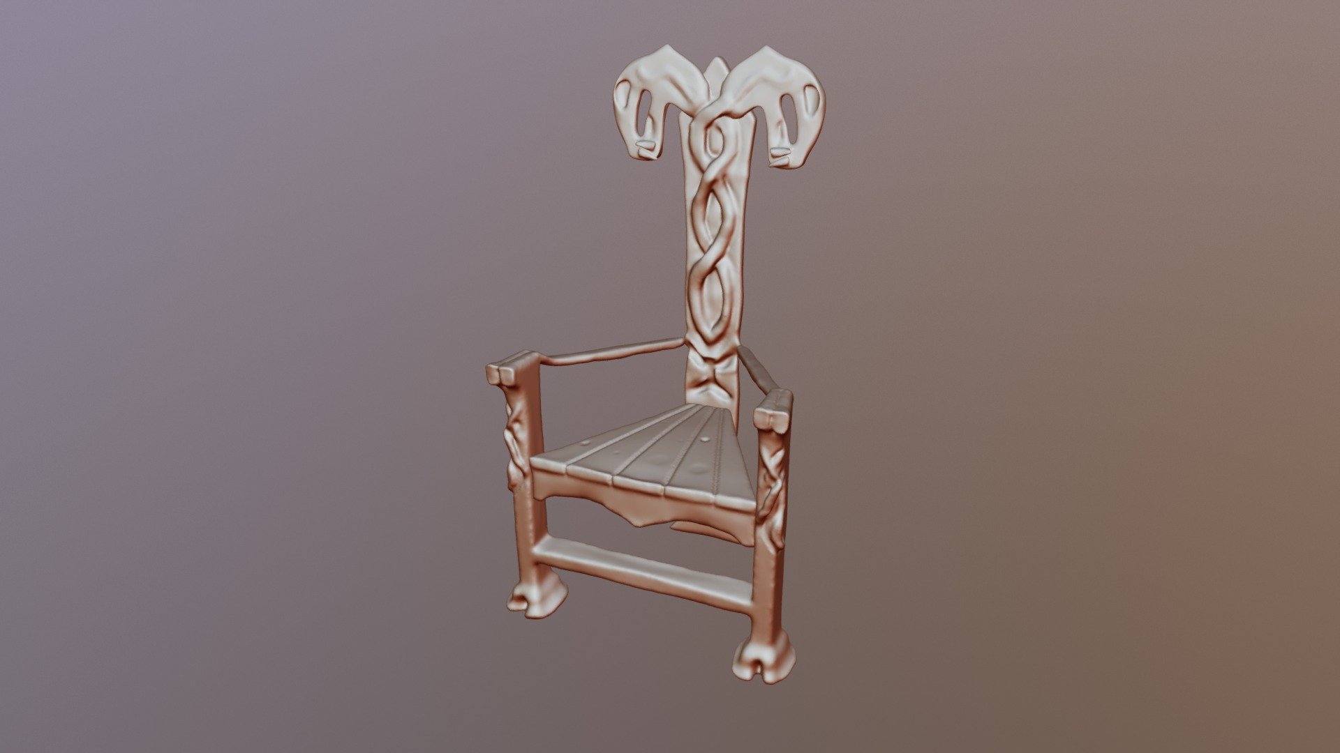 #SculptJanuary18 - Day 23: Furniture