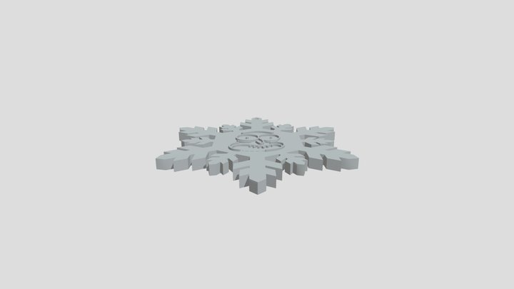 Snowflake Rick 3D Model